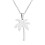 Jacenvly pendant earring set clavicle necklace 1 set 3