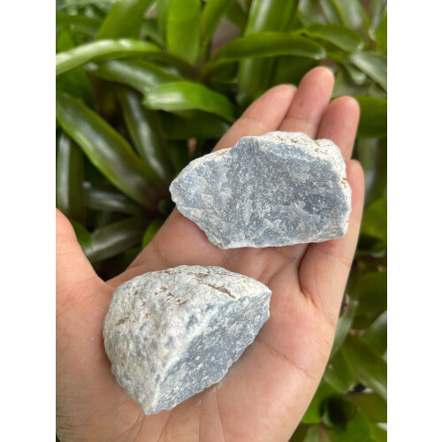Angelite raw stone natural 2-3 inch 2