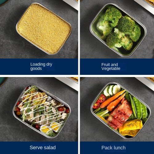 304 stainless steel lunch box large capacity sealed 2