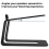 Desktop Speaker Stand Metal Universal Bracket 2 pcs 4