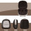 Jacenvly gaming headset Bluetooth 5.4 brown 5