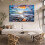 Sunset Beach Canvas Poster 12x18 inch 7