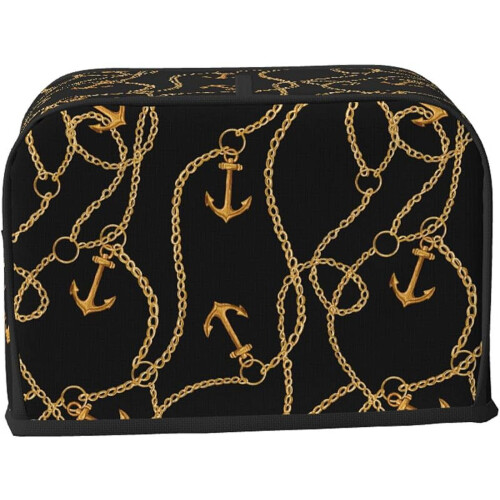 Baroque Gold Toaster Cover 2-Slice Waterproof Dustproof 1