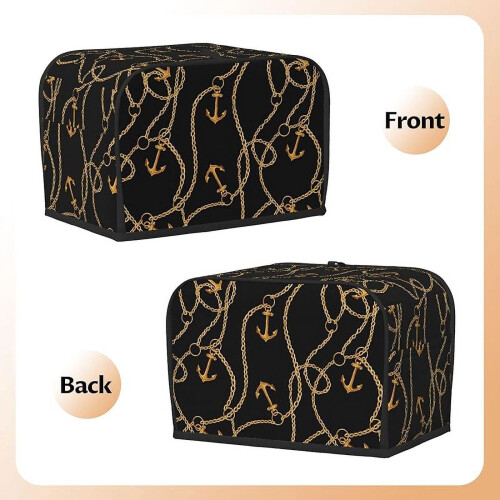 Baroque Gold Toaster Cover 2-Slice Waterproof Dustproof 2