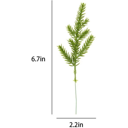 Artificial Pine Needles Garland 6.7x2.0 Inch 80 Pcs 2