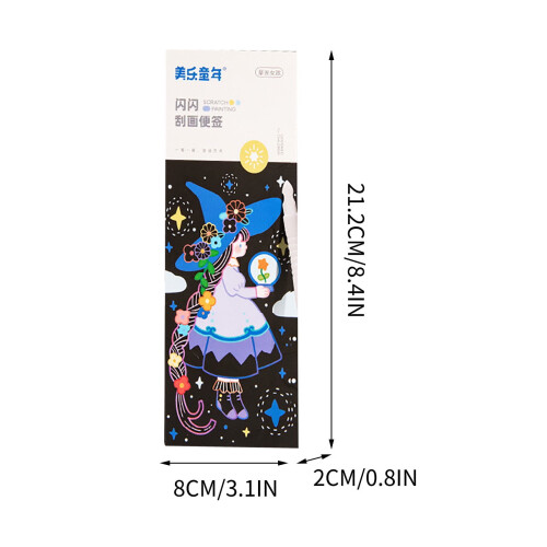 Scratch Art Paper Set for Kids Rainbow Black 24 Sheets 1