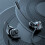 Jacenvly gaming wired earphones with mic 3.5mm 2