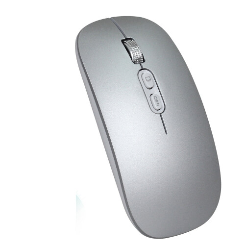 Mouse da gioco wireless Bluetooth a 2,4 GHz, mouse da gioco ottico USB wireless, 1600 DPI, ricaricabile, silenzioso. 1
