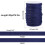 Prussian Blue Sewing Piping Trim 20 Yards 2
