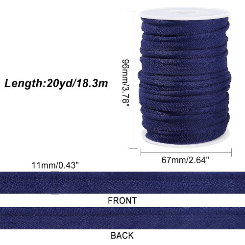 Prussian Blue Sewing Piping Trim 20 Yards 1