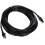 CAT5e Ethernet Cable Black Gold Plated 50 ft 2