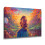 Bearded Man Valley Sunset Canvas Poster 8x12 inch 2