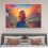 Bearded Man Valley Sunset Canvas Poster 8x12 inch 4