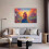 Bearded Man Valley Sunset Canvas Poster 8x12 inch 5