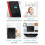 (blue) Electronic LCD Digital Writing Tablet Drawing Board Graphics Kids Gift Fun 2