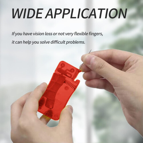 Plastic Automatic Needle Threader for Hand Sewing 2