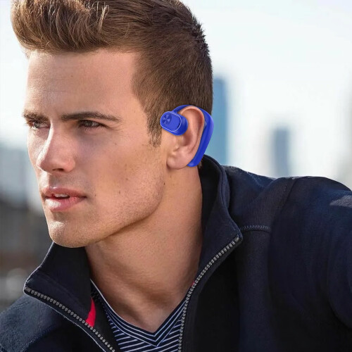 Jacenvly wireless Bluetooth earphones single ear hanging 1