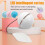 (White) Automatic LED Intelligent Cat Ball, Interactive Cat Toys Ball with LED Light 2