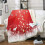 Christmas flannel sofa blanket heavy 1 piece 4
