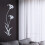 3D flower acrylic wall sticker modern home decor 1 piece 2