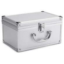 Foam Tool Box Organizer Aluminum Suitcase Tool Case for Mechanic-Hardware Toolbox Storage Boxes 23X15X12.5Cm