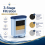 Klamol 4 Pack Coffee Machine Water Filter Replacement Water Filter for Philips AquaClean CA6903/10 CA6903/22 3