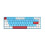 Jacenvly 68-key mechanical keyboard with blue switches and 3