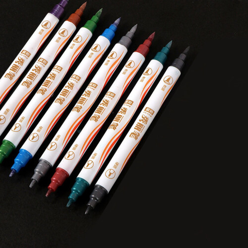 Pearlescent double-head pigment pen 10ml 2