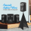 DJ light speaker stand tripod scrim cover 6 pcs 7