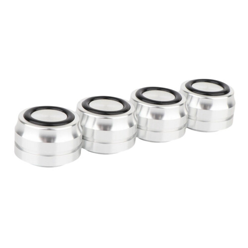 Aluminium Speaker Feet Spikes 4PCS Silver 2