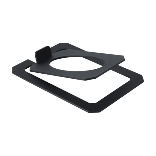 Metal Desktop Speaker Stand Black Tilt Adjustable 1