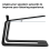 Desk Speaker Stands for Studio Monitors 2-Pack 6