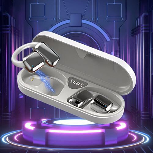 Jacenvly Wireless Earbuds with LED Display and Earhooks 1
