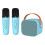 Karaoke Machine with Bluetooth Speaker and 2 Wireless Mics 2