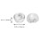 Clear silicone earring backs for studs hoops fish hooks 6 3