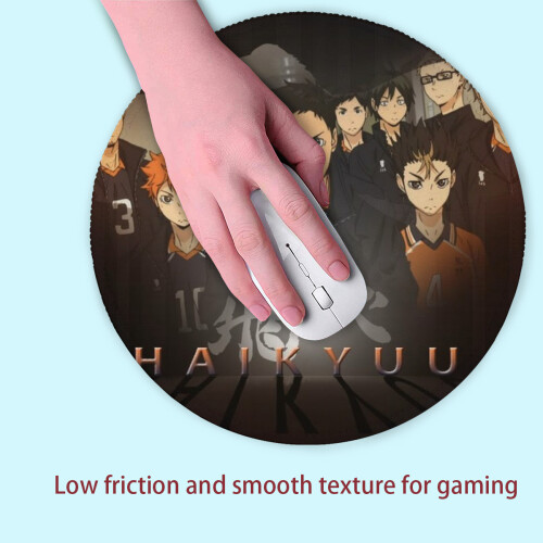 Haikyuu mouse pad anti-slip round wrist pad 1