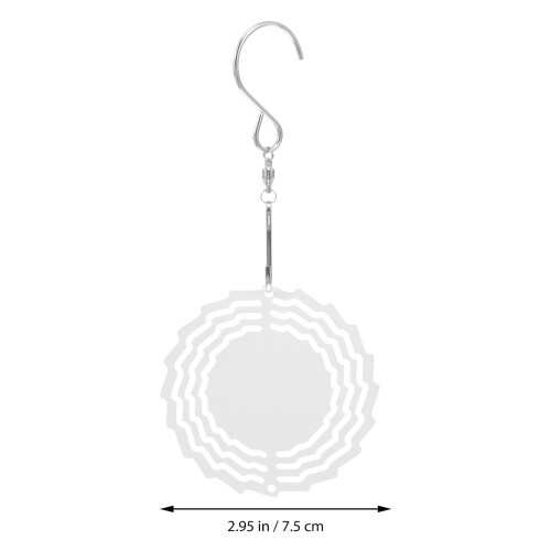 Wind Spinner Blank Aluminum Hanging 12-inch 1