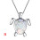 Jacenvly women's opal turtle pendant necklace 5