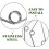 Pruning Shears Stainless Steel V-Handle 5 Pcs 6