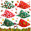 Christmas pet triangle towel with snowman pattern 6