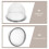 Stainless Steel Tea Strainer 8 pcs 6