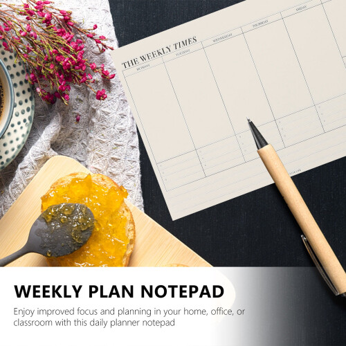 Guangmc Weekly Planner Tear-Off Sheets 2 pcs 2