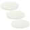 Ceramic coaster set white anti-slip 2 pcs 3