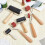Rubber Roller Brayer Set 6 pcs 6 sizes black pink 4