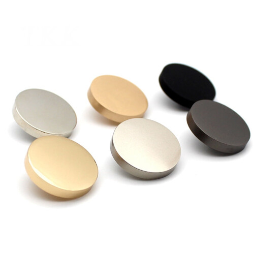 Metal Coat Buttons Black 20pcs 1