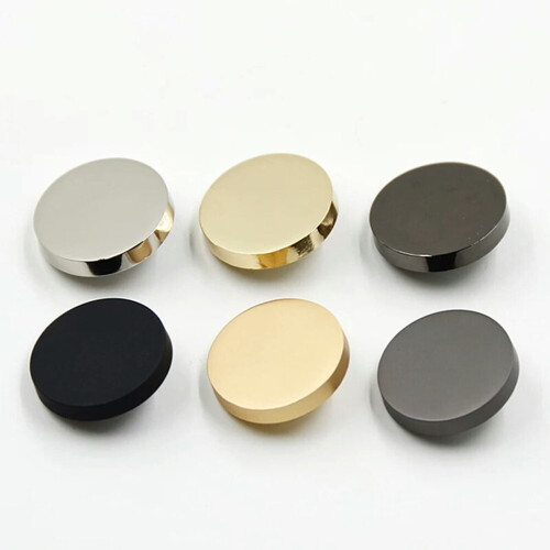 Metal Coat Buttons Black 20pcs 2