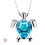 Jacenvly women's opal turtle pendant necklace 2