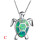 Jacenvly women's opal turtle pendant necklace 3