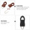 Zipper Pull Tab Detachable for Luggage Bags 10pcs 3