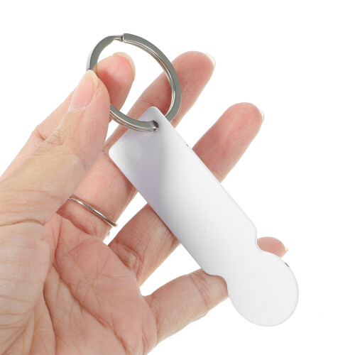 Sublimation Transfer Trolley Token Stainless Steel Blank 1